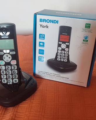 Telefono cordless Brondi York con scatola