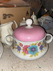 Zuppiera in porcellana tedesca