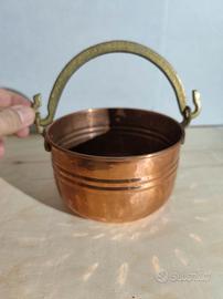 paiolo in rame vintage 