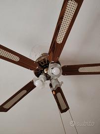 Lampadario ventilatore 