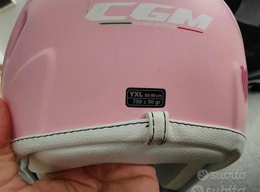 Casco jet rosa da bambino