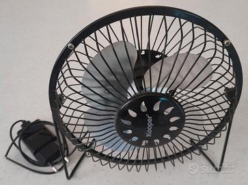 Ventilatore da tavolo con presa USB completo