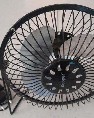 Ventilatore da tavolo con presa USB completo