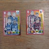 due carte muro d'acciaio calciatori 2018-19