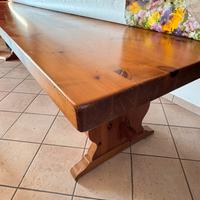 Tavolo legno con panche