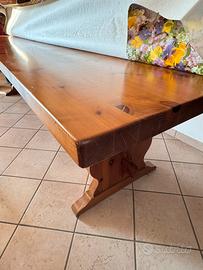 Tavolo legno con panche