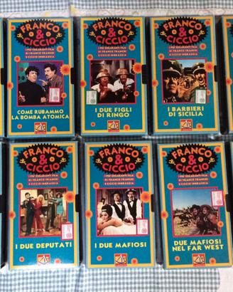 Videocassette VHS Film Franco e Ciccio