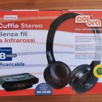 cuffia stereo infrarosso senza fili Cobra Ambra