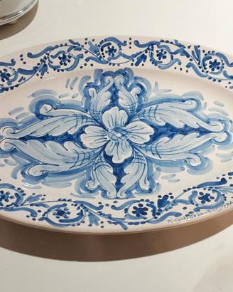 Vassoio in ceramica artigianale Siciliana 