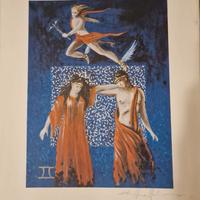 stampa litografica Gemelli