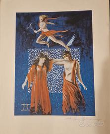 stampa litografica Gemelli