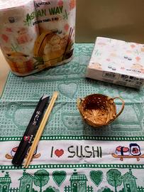 set giapponese sushi 