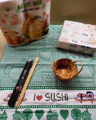 set giapponese sushi 