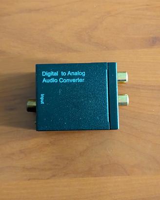 Convertitore Audio Digitale ottico analog