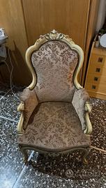 poltrona barocco veneziano
