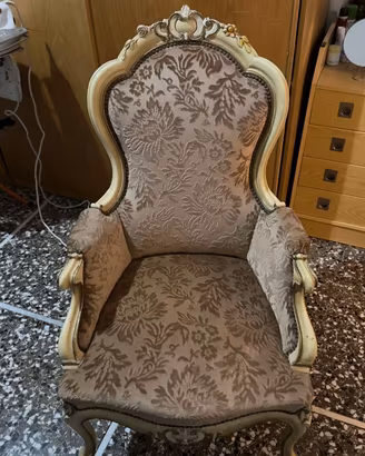 poltrona barocco veneziano