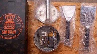 Kit per cucinare smash hamburgers