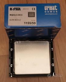 URMET 1155/59 - MODULO CIECO PULSANTIERE K-STEEL