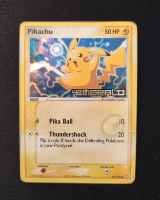Pikachu 60/106 Stamped/Reverse - EX Emerald (ENG)