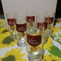 Set 6 bicchieri Itala Pilsen GOLD (da collezione)