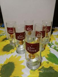 Set 6 bicchieri Itala Pilsen GOLD (da collezione)