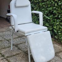 Lettino poltrona pieghevole per massaggi 