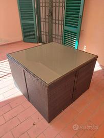 Tavolo da esterno richiudibile "Set cubo"