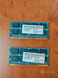 RAM DDR3 per Lapttop
