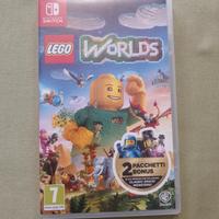 NINTENDO SWITCH GIOCO LEGO WORLDS CON 2 PACK BONUS