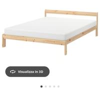 Letto con base a doghe