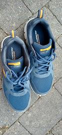 Skechers Memory Foam Lite-Weight uomo n. 43 blu