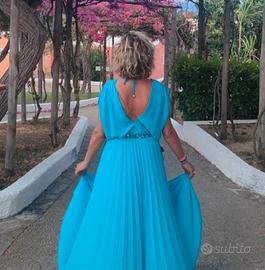 Abito elegante azzurro