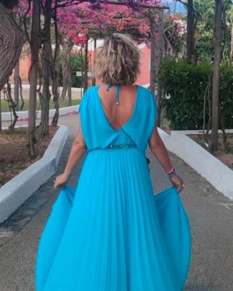 Abito elegante azzurro