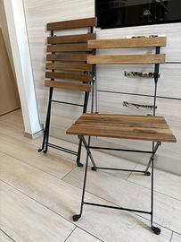 Tavolo+2 sedie da giardino - Ikea TÄRNÖ