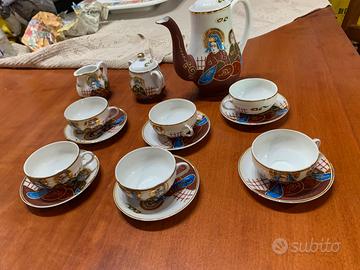 Servizio da tè/caffè giapponese Satsuma/vintage