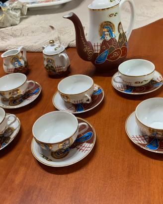 Servizio da tè/caffè giapponese Satsuma/vintage
