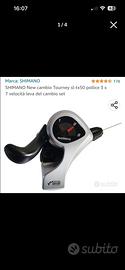 Leve Cambio Shimano 3x7 velocità nuovo