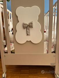 Lettino a sbarre erbesi