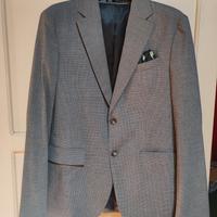Elegante blazer grigio, taglia 50 