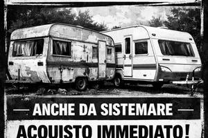 Roulotte anche da sistemare 