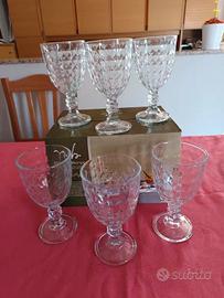 Set calici trasparenti 6 pezzi 250 ml