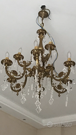 lampadario in swarovski