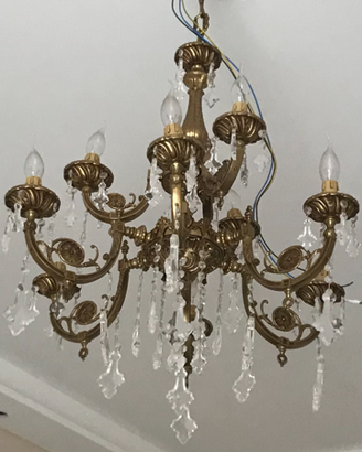 lampadario in swarovski