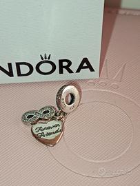Charm Pandora cuore con infinito 