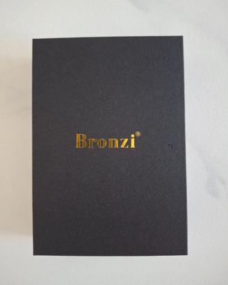 Portafoglio slim in pelle bronzi