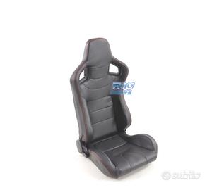 SEDILE SPORTIVO IN CARBONIO SEMI BAUCET LOOK RS NE
