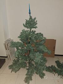 Albero di natale alto 2m con puntale