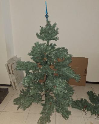 Albero di natale alto 2m con puntale