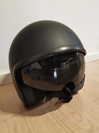 CASCO Moto CGM Nero con visiera scura taglia L 