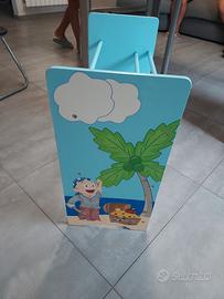 portagiochi in legno bambini